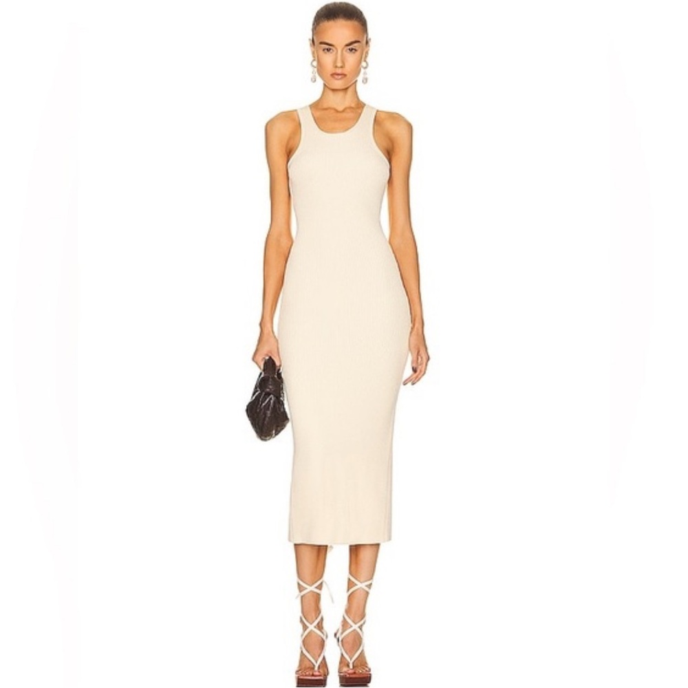 Toteme Cream Sleeveless Dress, L